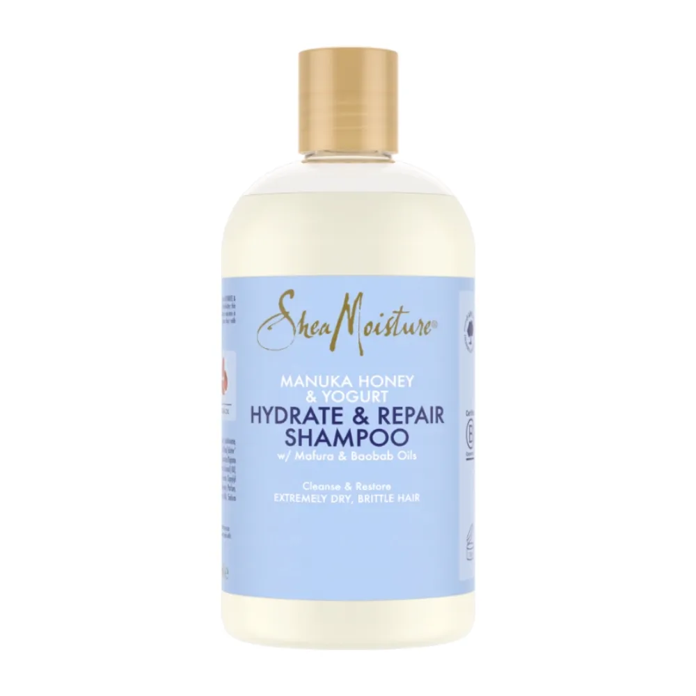 Shea Moisture Yogurt Hydrate and Manuka Honey + Repair Shampoo 384ml - Imagen 1